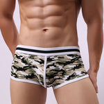 2 Pack Men's Ultra-Soft Bold Prints Sporty Cut Anti-Chafing Snug Fit Trunks