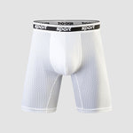 2 Pack Men's Solid Color Breathable Mesh Comfortable Midway Briefs