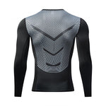 Mens Super Elastic Sport Gym Quick-drying Tops