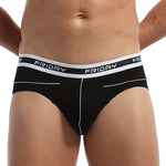 3 Pack Men's Comfortable Sporty Breathable Low-Waist Sexy Briefs