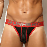 3 Pack Men's High-Cut Mesh Bikini with Contoured Pouch and Tagless Comfort
