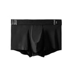 2 Pack Men's Premium Ultra-Thin Seamless Ice Silk Stretch Fit Trunks