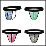 3 Pack Men's Mesh Breathable Supportive Pouch Lightweight Thongs