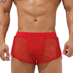 Men’s Sexy See Through Mesh Boxer Shorts