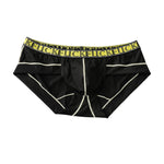 2 Pack Men's Ice-Silk Stretch Sports Briefs with 3D Pouch