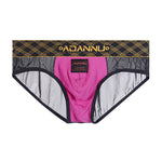 Men's Breathable With Patchwork Design Supportive Fit Briefs