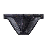4 Pack Men's Trendy Print Low-Rise U-Pouch & Breathable Mesh Briefs