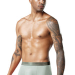 3 Pack Men's Solid Color Lightweight Comfortable Breathable Seamless Trunks