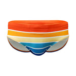 Men's Sexy Color Striped Swim Briefs