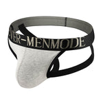 2 Pack Men's Cotton Support Jockstrap with Enhanced Pouch