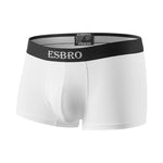 2 Pack Men's Sweat-Wicking Solid U-Pouch Breathable Trunks