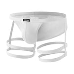 2 Pack Men's Low-Rise Strap Bikini with Support Pouch – Sexy Leg Strap