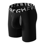 2 Pack Men's Long-Leg Anti-Chafing Performance Boxer Briefs