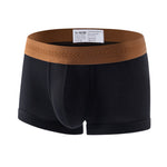 2 Pack Men's Mid-Rise Ultra Soft Premium Cotton Comfy Waistband Trunks