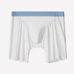 2 Pack Men's Ice Silk Sports Anti-Chafing Extended-Length Boxers Briefs