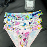 2 Pack Men's Cartoon High-Cut Breathable Bikini