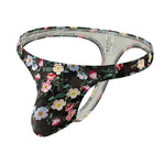 6 Pack Men's Bold Prints Stretch Fit Quick-Dry Sexy Thongs