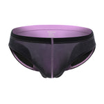 3 Pack Men's Color Block Low-Rise U-Pouch High-Stretch & Comfortable Briefs