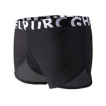 2 Pack Men's Ice Silk Side-Slit Athletic Loose Fit Elastic Lounge Sleep Boxer Shorts