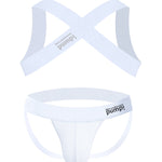 Men's Athletic High-Stretch Compression Active Set with Breathable Support Design