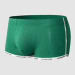 Men’s Letter Trim Applique Cotton Trunks