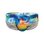 Men's 3D Pouch Ink Art Beach Swim Briefs