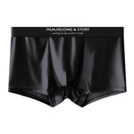 3 Pack Men's Solid-Color Breathable Trunks