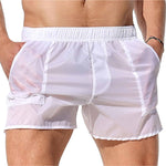 Men's Non-Lined Translucent Sexy Beach Shorts