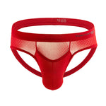 3 Pack Men's Solid Color Contoured Pouch Skin-Friendly Jockstraps
