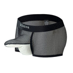 2 Pack Men's Comfy Waistband Separate Pouch & Breathable Mesh Trunks