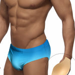 Men's Moisture-Wicking Stretch Fit Comfy Waistband Swim Briefs