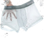 4 Pack Men’s Breathable Mesh Trunks with Antibacterial Fabric