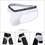 2-Pack Breathable Low Waist U-Convex Semi-Transparent Men's Briefs