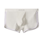 4 Pack Men's Mid-Rise Solid Color Stretch Fit Breathable Trunks