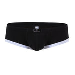 2 Pack Men's Ultra-Soft Modal Breathable Seamless Comfort Low-Rise Trunks