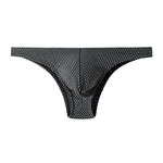 4 Pack Men's Sexy Low-Rise Durable Stretch Skin-Friendly Thongs