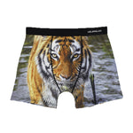 2 Pack Men's Bold Prints Seamless Comfort Smooth Touch Boxer Briefs