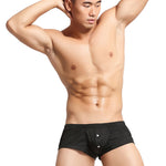 Men’s Breathable Trunks with Button Fly