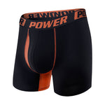 4 Pack Men's Mid-Rise Color Block Mesh Breathable Boxer Briefs