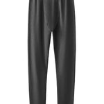 Men's Solid Color Double-Layer Bamboo Fiber Thermal Bottoms