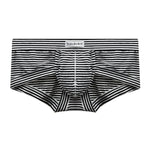 3 Pack Men's Trendy Striped Ultra-Soft Cotton Briefs