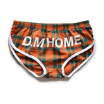 2 Pack Men's Loose Aloha Cotton Plaid Home Pants