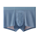 3 Pack Men's Seamless Breathable Trunks with 7A Antibacterial Mulberry Silk Lining