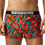 Men's Loose-Fit Printed Cotton Boxers