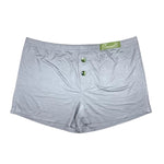 2 Pack Men's Premium Cotton Lightweight & Airy Button Fly Comfy Waistband Trunks