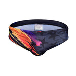 Men's Youth Training Fashion Print Swim Brief