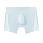 4 Pack Men's Seamless Ice Silk Quick-Dry U-Pouch Cooling Touch Boxer Briefs