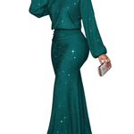 NEGGIE™ - Women’s Elegant Mermaid Hem Long Sleeve Bodycon Dress