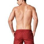 Men’s Neon Drawstring Swim Board Shorts
