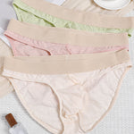 2 Pack Men's Seamless Quick-Dry Lightweight & Airy Sporty Cut Soft Briefs